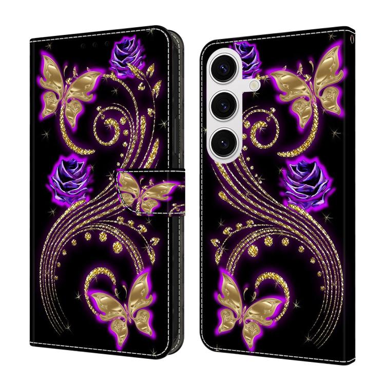 Custodia per telefono in ecopelle con effetto cristallo., For Samsung Galaxy S23 5G