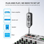 Sistema microfoni wireless UHF 2 TX e 1 RX portatile