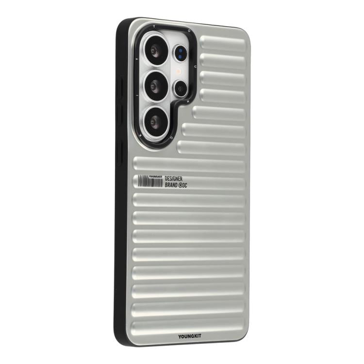 Custodia magnetica per telefono YOUNGKIT True Color con texture a valigia IMD in TPU., For Samsung Galaxy S26 Ultra 5G