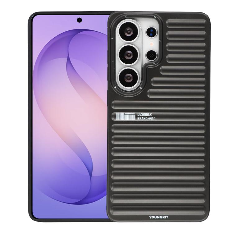 Custodia magnetica per telefono YOUNGKIT True Color con texture a valigia IMD in TPU., For Samsung Galaxy S26 Ultra 5G