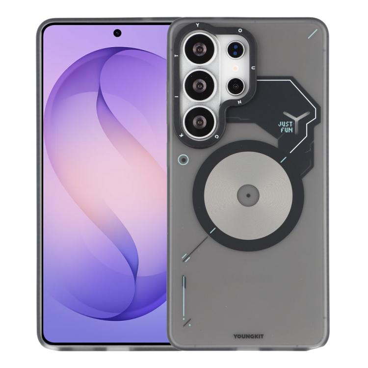 Custodia ibrida magnetica per telefono YOUNGKIT Disc Design Series in TPU e PC, For Samsung Galaxy S26 Ultra 5G