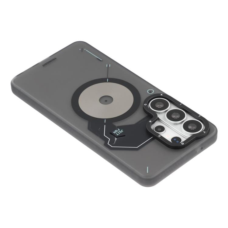 Custodia ibrida magnetica per telefono YOUNGKIT Disc Design Series in TPU e PC, For Samsung Galaxy S26 Ultra 5G