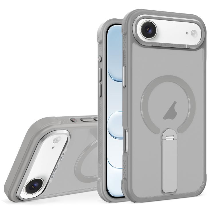 Custodia ibrida pieghevole magnetica in PC TPU con effetto pelle., For iPhone Air, For iPhone 16 Pro Max, For iPhone 16 Pro