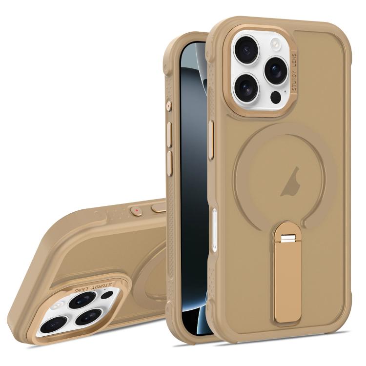 Custodia ibrida pieghevole magnetica in PC TPU con effetto pelle., For iPhone Air, For iPhone 16 Pro Max, For iPhone 16 Pro