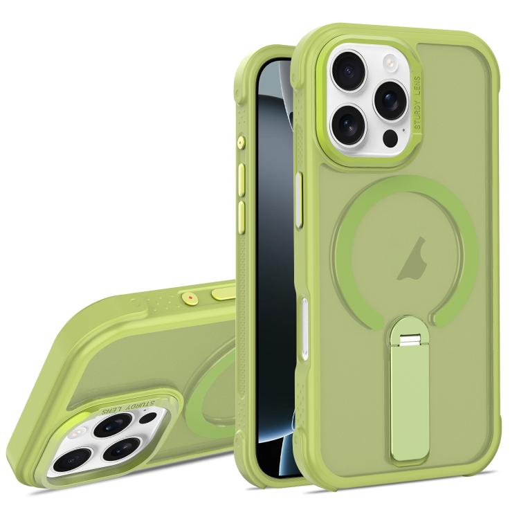 Custodia ibrida pieghevole magnetica in PC TPU con effetto pelle., For iPhone Air, For iPhone 16 Pro Max, For iPhone 16 Pro