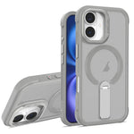 Custodia ibrida pieghevole magnetica in PC TPU con effetto pelle., For iPhone 16 Plus, For iPhone 16, For iPhone 15 Pro Max