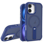 Custodia ibrida pieghevole magnetica in PC TPU con effetto pelle., For iPhone 16 Plus, For iPhone 16, For iPhone 15 Pro Max
