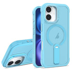 Custodia ibrida pieghevole magnetica in PC TPU con effetto pelle., For iPhone 16 Plus, For iPhone 16, For iPhone 15 Pro Max