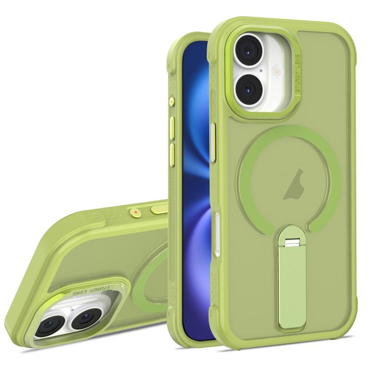 Custodia ibrida pieghevole magnetica in PC TPU con effetto pelle., For iPhone 16 Plus, For iPhone 16, For iPhone 15 Pro Max