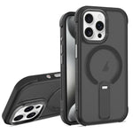 Custodia ibrida pieghevole magnetica in PC TPU con effetto pelle., For iPhone 15 Pro, For iPhone 15 Plus, For iPhone 15