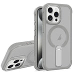 Custodia ibrida pieghevole magnetica in PC TPU con effetto pelle., For iPhone 15 Pro, For iPhone 15 Plus, For iPhone 15