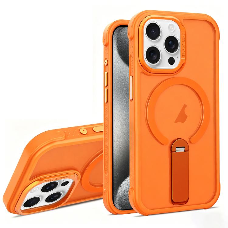 Custodia ibrida pieghevole magnetica in PC TPU con effetto pelle., For iPhone 15 Pro, For iPhone 15 Plus, For iPhone 15