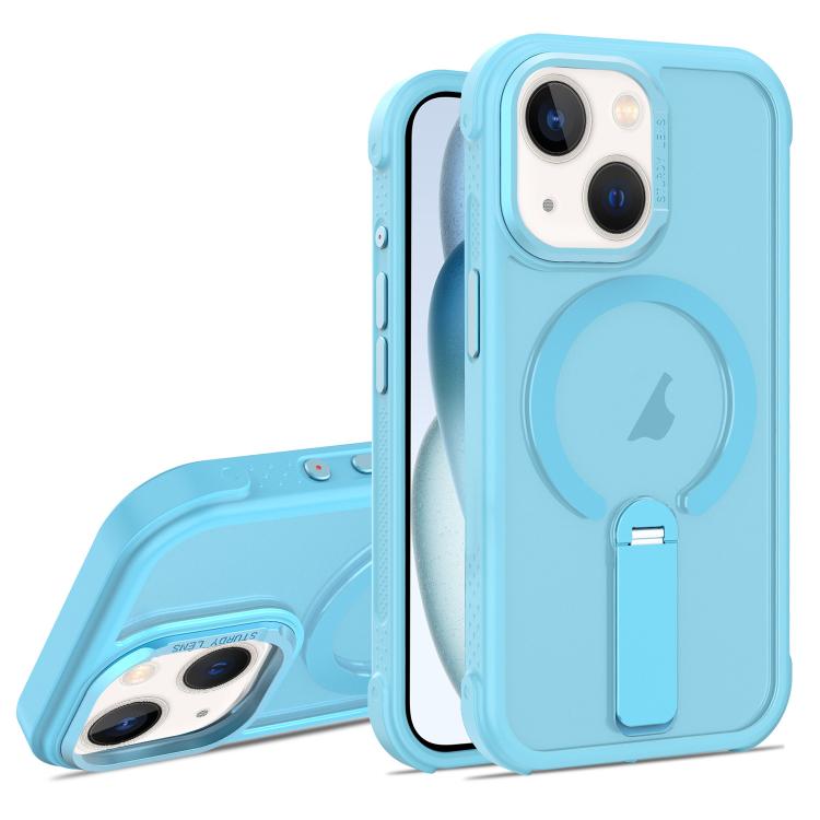 Custodia ibrida pieghevole magnetica in PC TPU con effetto pelle., For iPhone 15 Pro, For iPhone 15 Plus, For iPhone 15