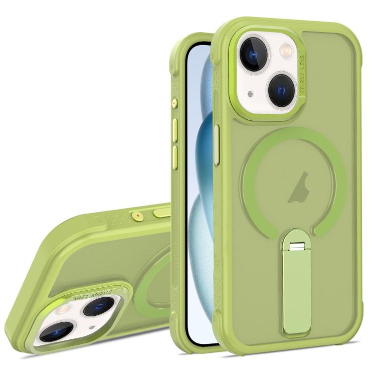 Custodia ibrida pieghevole magnetica in PC TPU con effetto pelle., For iPhone 15 Pro, For iPhone 15 Plus, For iPhone 15