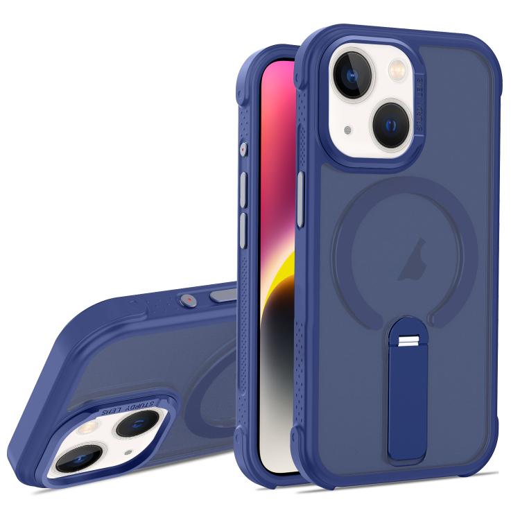 Custodia ibrida pieghevole magnetica in PC TPU con effetto pelle., For iPhone 14 Plus, For iPhone 14, For iPhone 14 Pro