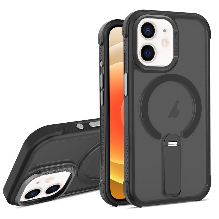 Custodia ibrida pieghevole magnetica in PC TPU con effetto pelle., For iPhone 13, For iPhone 12, For iPhone 12 Pro Max