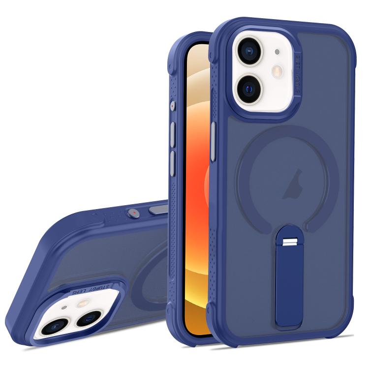 Custodia ibrida pieghevole magnetica in PC TPU con effetto pelle., For iPhone 13, For iPhone 12, For iPhone 12 Pro Max