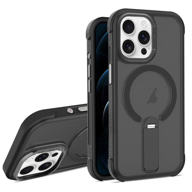 Custodia ibrida pieghevole magnetica in PC TPU con effetto pelle., For iPhone 12 Pro, For iPhone 11