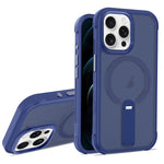 Custodia ibrida pieghevole magnetica in PC TPU con effetto pelle., For iPhone 12 Pro, For iPhone 11