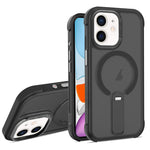 Custodia ibrida pieghevole magnetica in PC TPU con effetto pelle., For iPhone 12 Pro, For iPhone 11