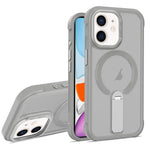 Custodia ibrida pieghevole magnetica in PC TPU con effetto pelle., For iPhone 12 Pro, For iPhone 11