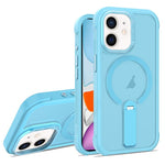 Custodia ibrida pieghevole magnetica in PC TPU con effetto pelle., For iPhone 12 Pro, For iPhone 11