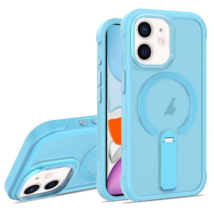 Custodia ibrida pieghevole magnetica in PC TPU con effetto pelle., For iPhone 12 Pro, For iPhone 11