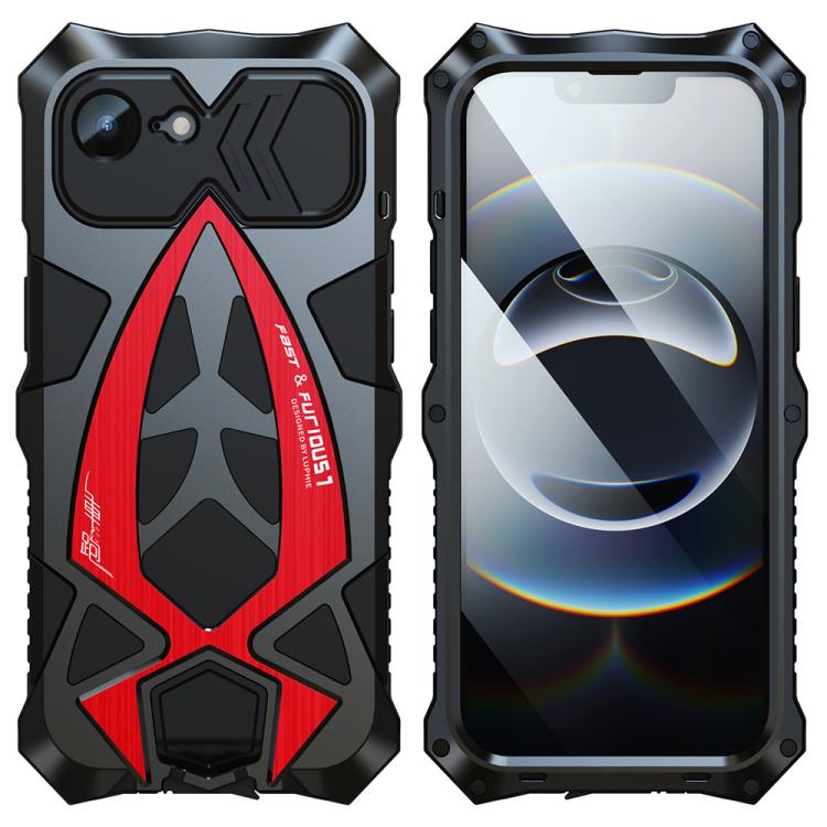 Custodia per telefono antiurto in silicone con pellicola protettiva, ideale per auto sportive in metallo., For iPhone 17e / 16e, For iPhone 17 Pro Max, For iPhone 16 Pro Max, For iPhone 15 Pro Max, For iPhone 15 Pro, For iPhone 15