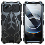 Custodia per telefono antiurto in silicone con pellicola protettiva, ideale per auto sportive in metallo., For iPhone 17e / 16e, For iPhone 17 Pro Max, For iPhone 16 Pro Max, For iPhone 15 Pro Max, For iPhone 15 Pro, For iPhone 15
