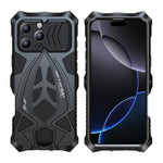 Custodia per telefono antiurto in silicone con pellicola protettiva, ideale per auto sportive in metallo., For iPhone 17e / 16e, For iPhone 17 Pro Max, For iPhone 16 Pro Max, For iPhone 15 Pro Max, For iPhone 15 Pro, For iPhone 15