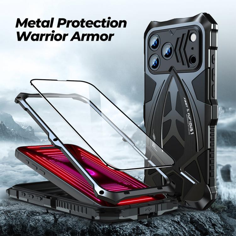 Custodia per telefono antiurto in silicone con pellicola protettiva, ideale per auto sportive in metallo., For iPhone 17e / 16e, For iPhone 17 Pro Max, For iPhone 16 Pro Max, For iPhone 15 Pro Max, For iPhone 15 Pro, For iPhone 15