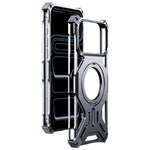 Custodia in lega di alluminio per iPhone 17 con supporto girevole