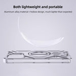 Custodia per telefono senza cornice in lega di alluminio con supporto magnetico girevole., For iPhone 15 Pro Max, For iPhone 15 Pro, For iPhone 15 Plus, For iPhone 15