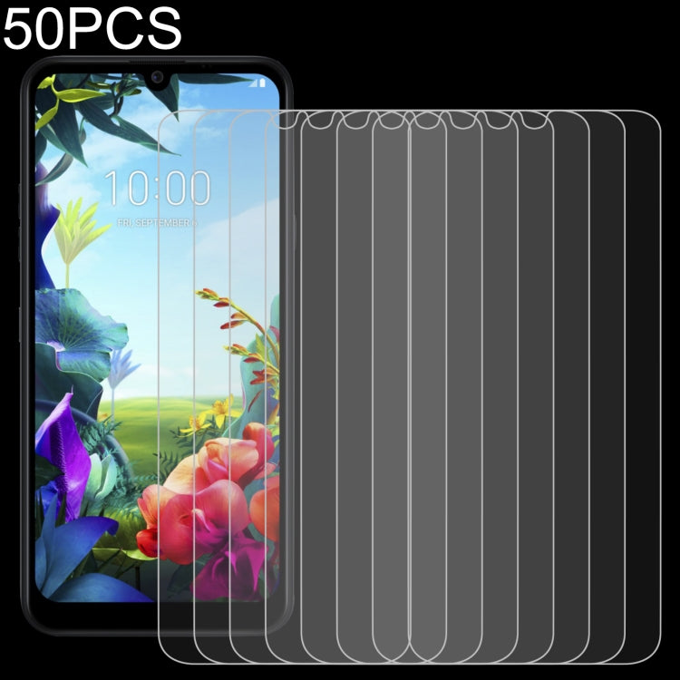 50 pellicole in vetro temperato da 0,26 mm 9H 2,5D, For LG K31 (50 PCS), For LG K40S (50 PCS), For LG K41S (50 PCS), For LG K50 (50 PCS), For LG K50S (50 PCS), For LG Q60 (50 PCS), For LG Q61 (50 PCS), For LG K51S (50 PCS)