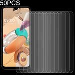 50 pellicole in vetro temperato da 0,26 mm 9H 2,5D, For LG K31 (50 PCS), For LG K40S (50 PCS), For LG K41S (50 PCS), For LG K50 (50 PCS), For LG K50S (50 PCS), For LG Q60 (50 PCS), For LG Q61 (50 PCS), For LG K51S (50 PCS)