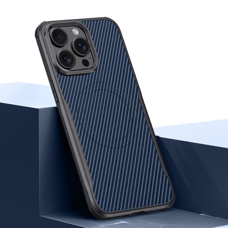 Custodia per telefono magnetica con texture in fibra di carbonio a forma di lama e piacevole al tatto., For iPhone 15 Pro Max, For iPhone 15 Pro, For iPhone 15 Plus, For iPhone 15, For iPhone 14 / 13, For iPhone 14 Pro, For iPhone 14 Pro Max           ...