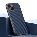 Custodia per telefono magnetica con texture in fibra di carbonio a forma di lama e piacevole al tatto., For iPhone 15 Pro Max, For iPhone 15 Pro, For iPhone 15 Plus, For iPhone 15, For iPhone 14 / 13, For iPhone 14 Pro, For iPhone 14 Pro Max           ...