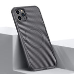 Custodia per telefono magnetica con texture in fibra di carbonio a forma di lama e piacevole al tatto., For iPhone 12 / 12 Pro, For iPhone 11 Pro Max, For iPhone 11