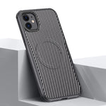 Custodia per telefono magnetica con texture in fibra di carbonio a forma di lama e piacevole al tatto., For iPhone 12 / 12 Pro, For iPhone 11 Pro Max, For iPhone 11