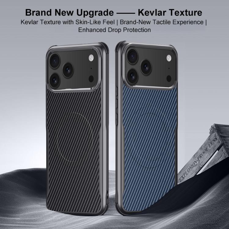 Custodia per telefono magnetica con texture in fibra di carbonio a forma di lama e piacevole al tatto., For iPhone 12 / 12 Pro, For iPhone 11 Pro Max, For iPhone 11