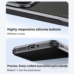 Custodia per telefono magnetica con texture in fibra di carbonio a forma di lama e piacevole al tatto., For iPhone 12 / 12 Pro, For iPhone 11 Pro Max, For iPhone 11