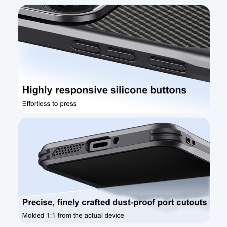 Custodia per telefono magnetica con texture in fibra di carbonio a forma di lama e piacevole al tatto., For iPhone 15 Pro Max, For iPhone 15 Pro, For iPhone 15 Plus, For iPhone 15, For iPhone 14 / 13, For iPhone 14 Pro, For iPhone 14 Pro Max           ...