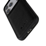 Melkco - Custodia ibrida per telefono in vera pelle con texture litchi a copertura totale., For iPhone 17 Pro Max, For iPhone 17 Pro, For iPhone 17
