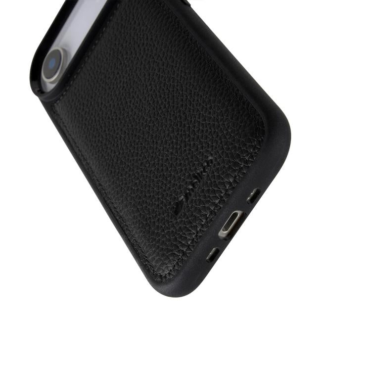 Melkco - Custodia ibrida per telefono in vera pelle con texture litchi a copertura totale., For iPhone Air, For iPhone 16 Pro Max, For iPhone 16 Pro