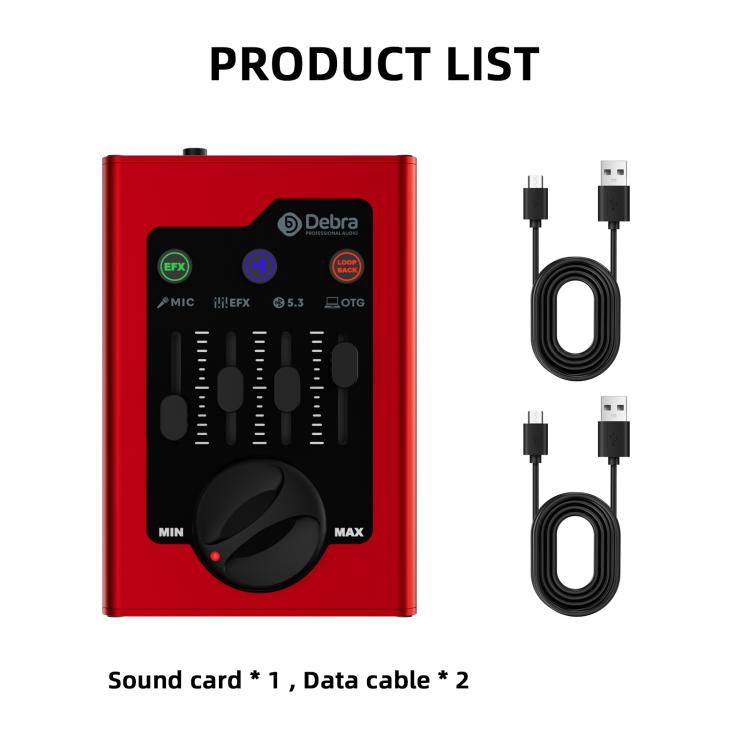 Scheda audio mini Bluetooth 5.0 DEBRA GBA Live Recording