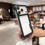 Custodia per telefono Wolmtt Dual-color Candy Hollow Cooling Framed, For iPhone 17 Pro Max, For iPhone 17 Pro