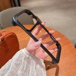 Custodia per telefono Wolmtt Dual-color Candy Hollow Cooling Framed, For iPhone 17 Pro Max, For iPhone 17 Pro