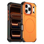 Custodia per telefono antiurto 2 in 1 con airbag magnetico, tinta unita., For iPhone 17e / 16e, For iPhone 17 Pro Max, For iPhone 17 Pro, For iPhone 17