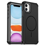 Custodia per telefono antiurto 2 in 1 con airbag magnetico, tinta unita., For iPhone 11 Pro Max, For iPhone 11