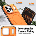 Custodia per telefono antiurto 2 in 1 con airbag magnetico, tinta unita., For iPhone 11 Pro Max, For iPhone 11